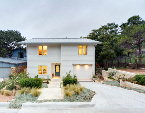 transitional exterior by Restructure Studio