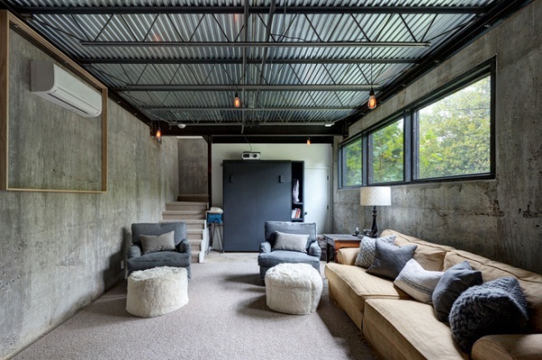 industrial basement by Restructure Studio