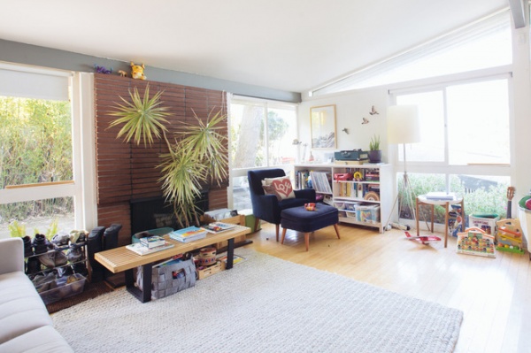 midcentury living room by Nanette Wong