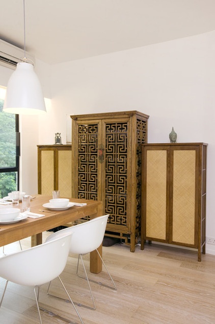 contemporary dining room by Clifton Leung Design Workshop - CLDW.com.hk