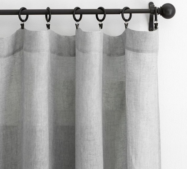 contemporary curtains by Pottery Barn