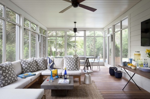 traditional porch by Tim Cuppett Architects