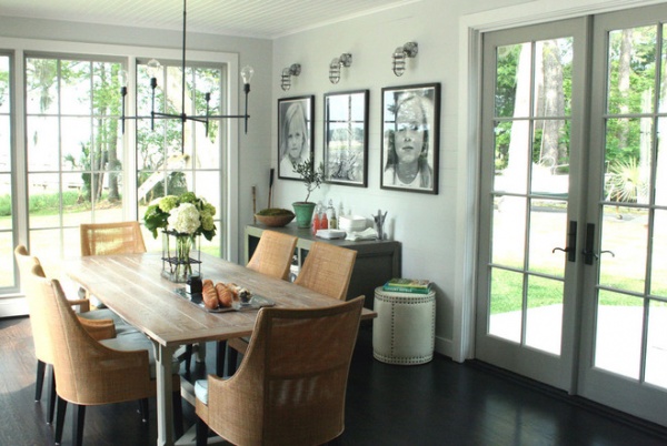 rustic dining room by Rethink Design Studio