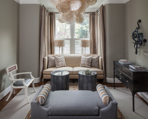 transitional family room by Samantha Friedman Interior Designs