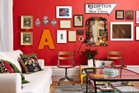 What Goes With Red Walls?