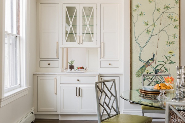 transitional dining room by Lovejoy Designs