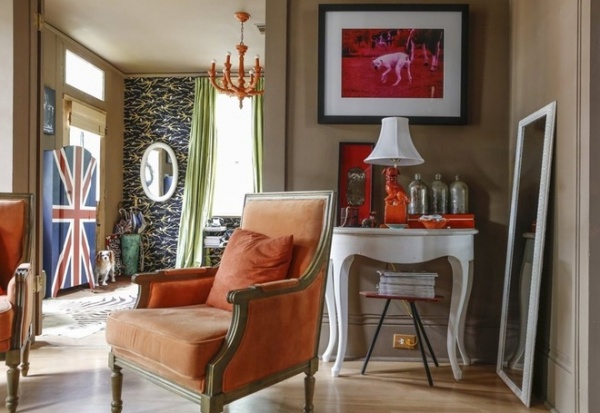 eclectic living room by Valorie Hart