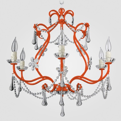 eclectic chandeliers by Rosenberry Rooms