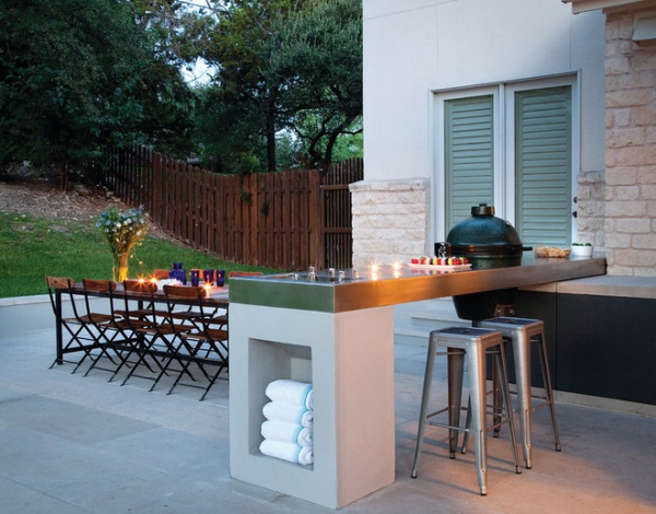 contemporary patio by austin outdoor design