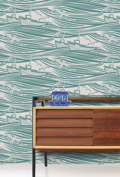 eclectic wallpaper by Mini Moderns