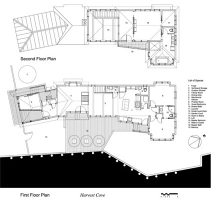 eclectic floor plan by Richard Bubnowski Design LLC