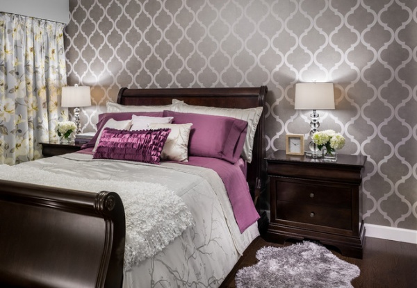 transitional bedroom by Leanne McKeachie Design