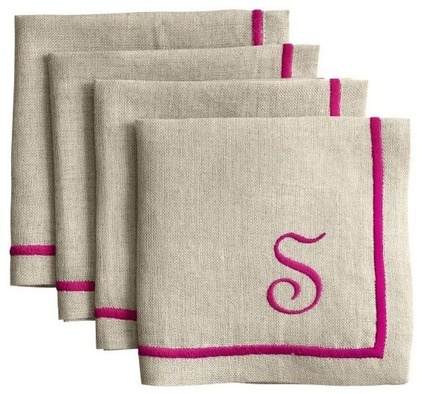 contemporary napkins by Mark and Graham