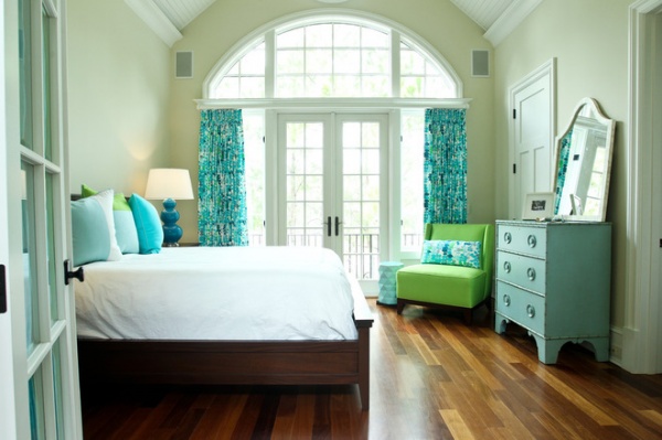 beach style bedroom by Margaret Donaldson Interiors