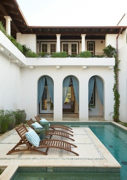 mediterranean pool by Artisan of Seagrove