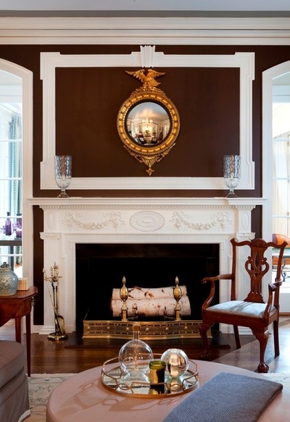 traditional living room by S. B. Long Interiors