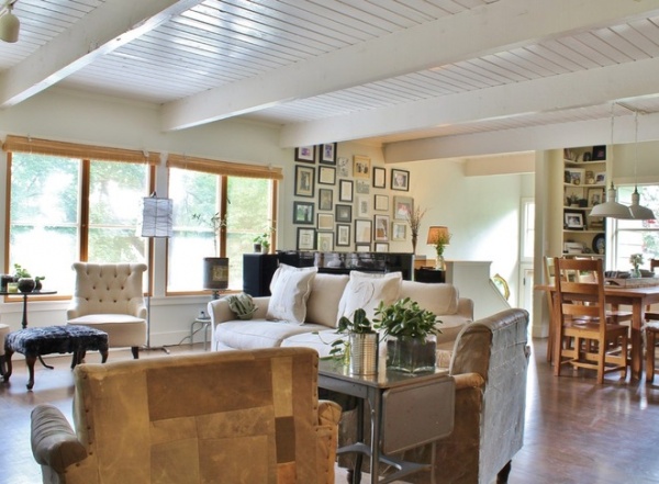 farmhouse living room by Kimberley Bryan