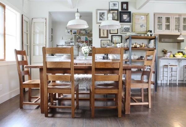 farmhouse dining room by Kimberley Bryan