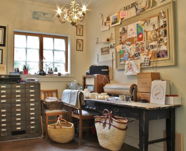 farmhouse home office by Kimberley Bryan