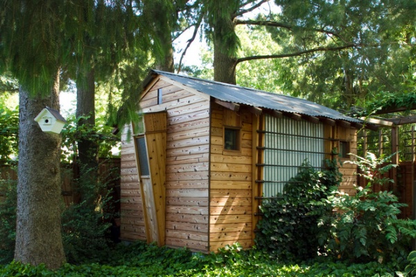 contemporary garage and shed by Princeton Design Collaborative