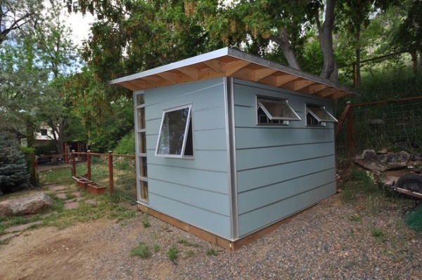 contemporary garage and shed by Studio Shed