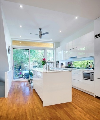 transitional kitchen by Andrew Snow Photography