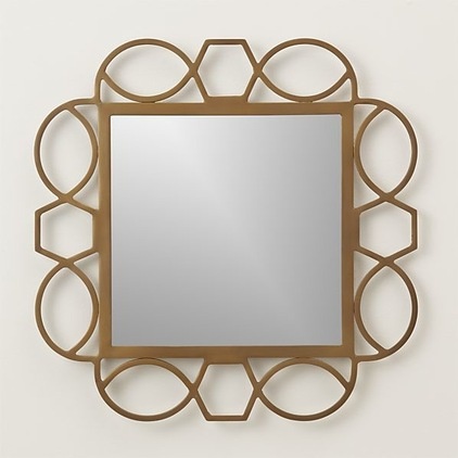 transitional mirrors by Crate&Barrel