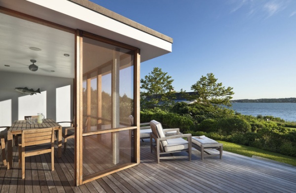 beach style porch by Robert Young Architects