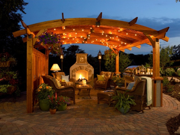 traditional patio by CJ's Home Decor & Fireplaces