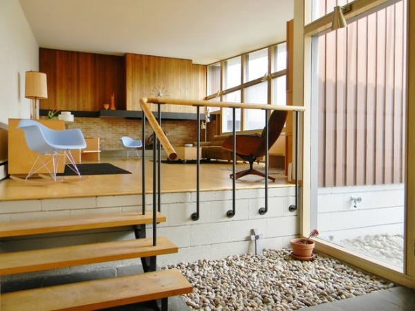 midcentury living room by Kimberley Bryan