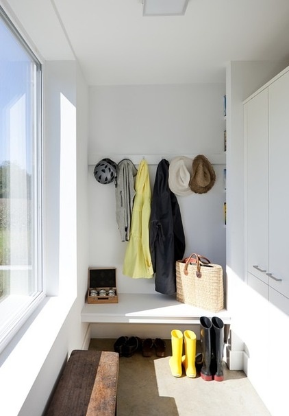 farmhouse closet by ZeroEnergy Design