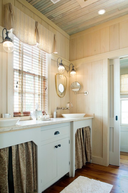 farmhouse bathroom by Our Town Plans