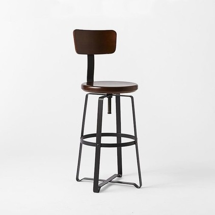 industrial bar stools and counter stools by West Elm