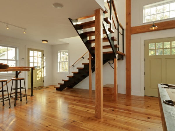 farmhouse staircase by Conner & Buck