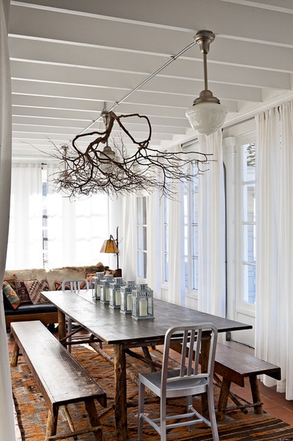 contemporary dining room by LINCOLN BARBOUR PHOTO