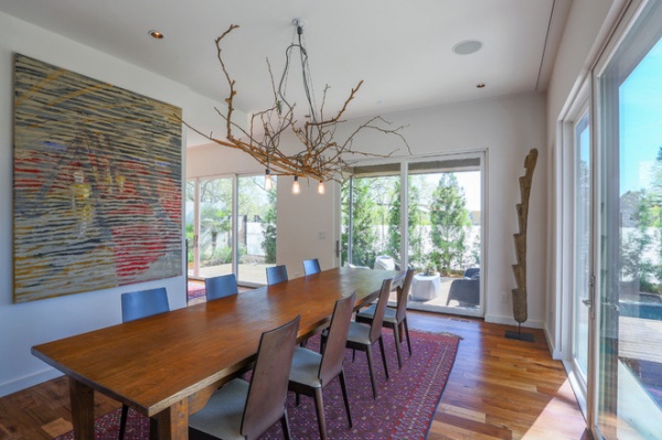 contemporary dining room by TaC studios, architects