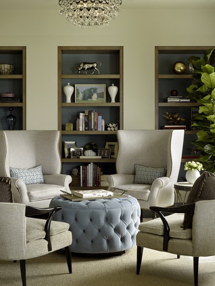 contemporary family room by Jeffers Design Group