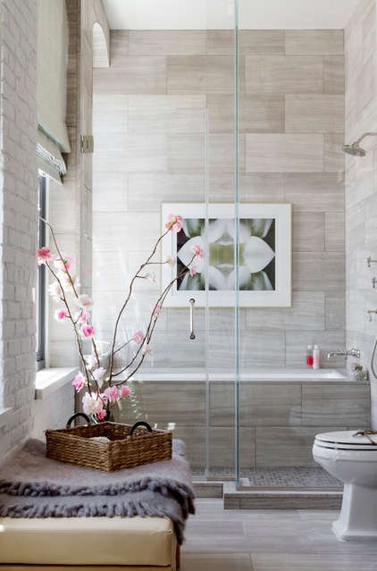 Eclectic Bathroom by Rikki Snyder