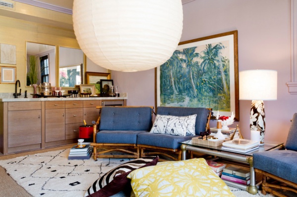 Eclectic Living Room by Rikki Snyder