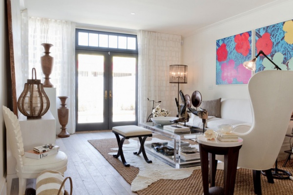 Eclectic Family Room by Rikki Snyder