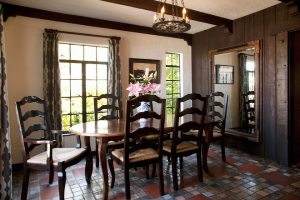 Eclectic Dining Room by Margot Hartford Photography