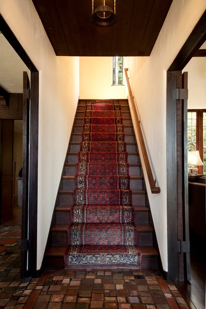 Eclectic Staircase by Margot Hartford Photography