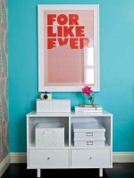 For Like Ever Poster in Tween Girl's Bedroom : Designers' Portfolio
