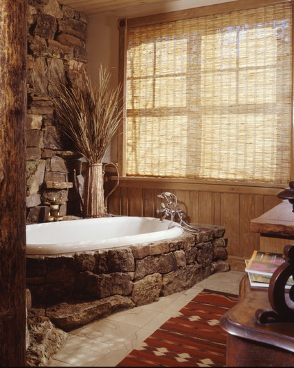 Rustic Bathroom by Greenauer Design Group