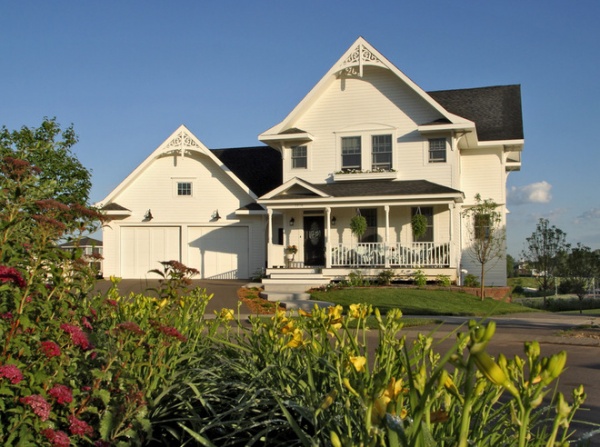 Traditional Exterior by Ron Brenner Architects