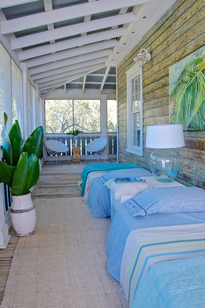 Beach Style Porch by Starr Sanford Design