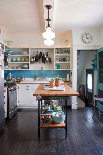 Eclectic Kitchen by Adrienne DeRosa