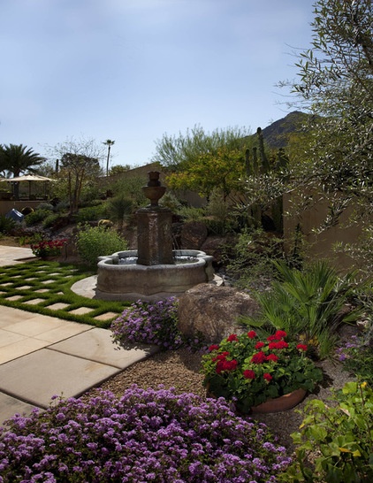 Mediterranean Landscape by Exteriors By Chad Robert