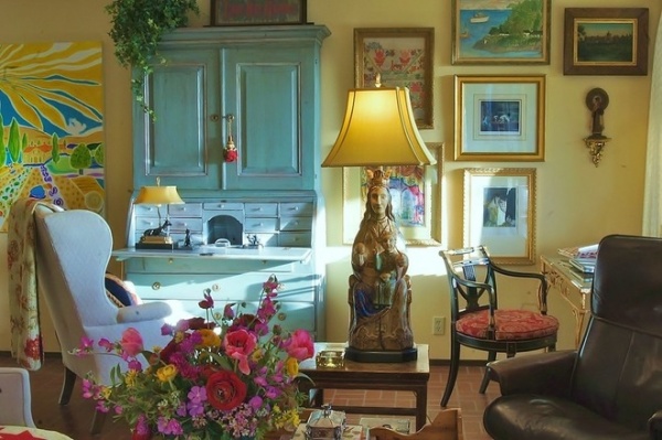 Eclectic Living Room by Becky Dietrich, Interior Designer