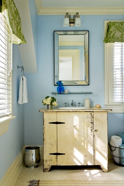 Farmhouse Bathroom by Crisp Architects